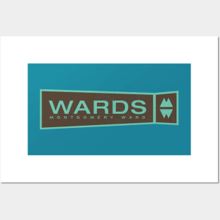 Retro Style Montgomery Ward Logo Posters and Art